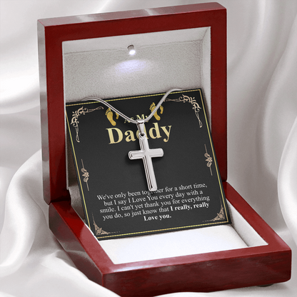 as my dad cross