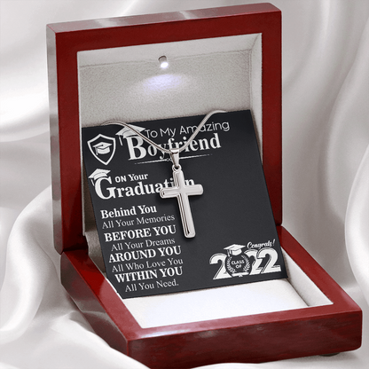 to my amamzing boyfrend on your graduation fainal