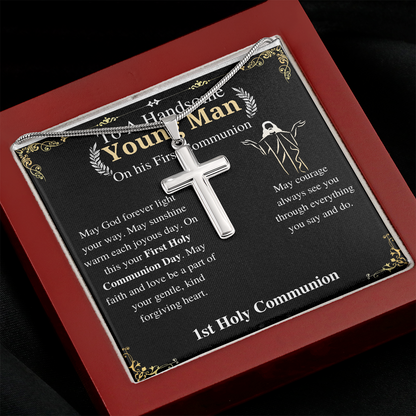 First Communion Gift For Boy, 1st Communion Gift, Catholic First Communion, Holy Communion Gift For Boy, 1st Communion Gift For him w/o engraving