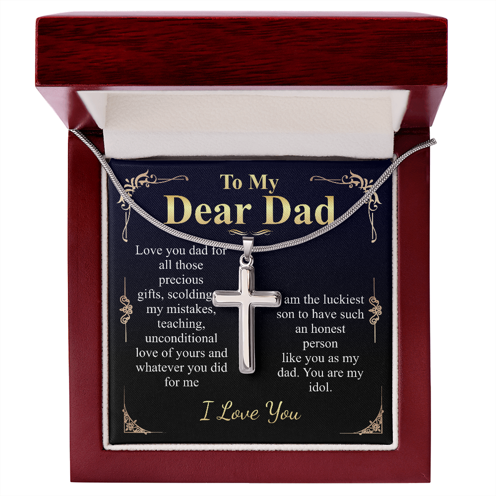 to my dad