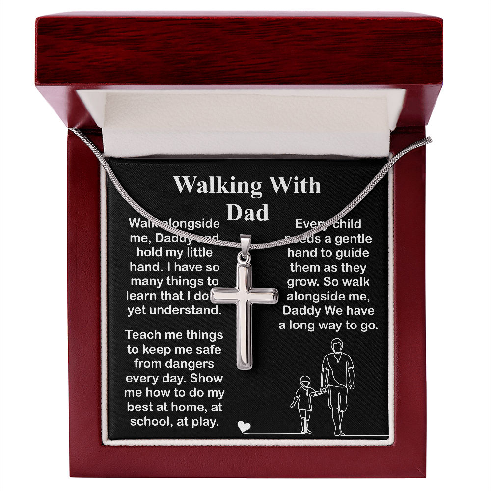 walking witrh dad