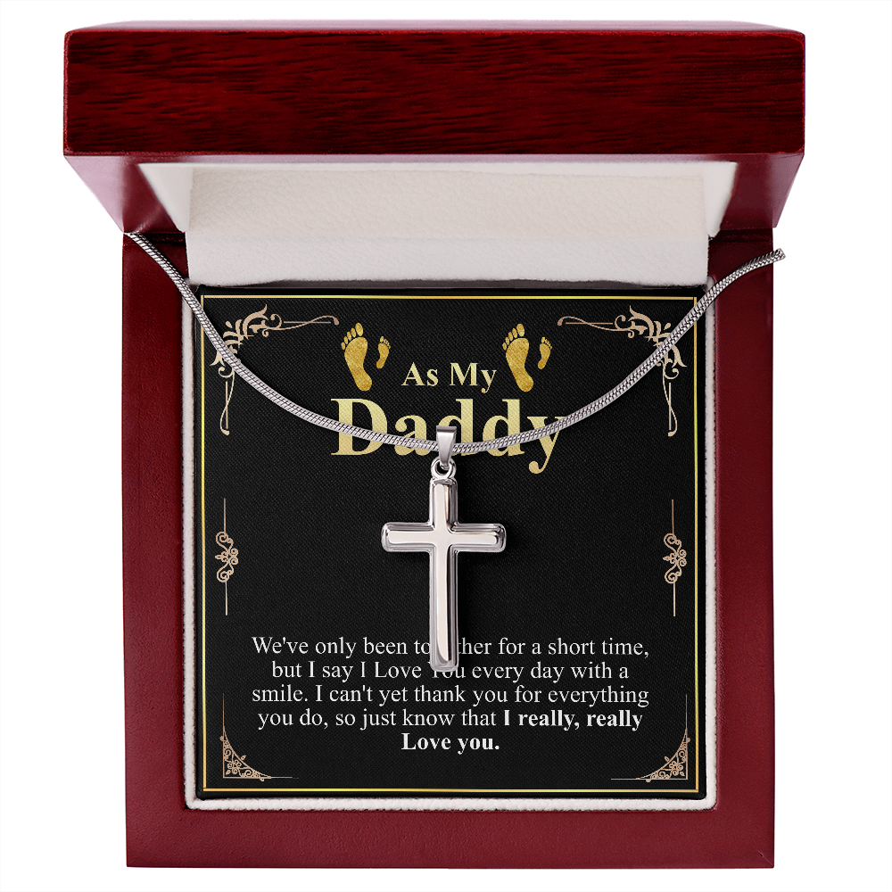 as my dad cross