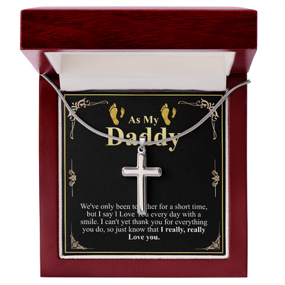 as my dad cross