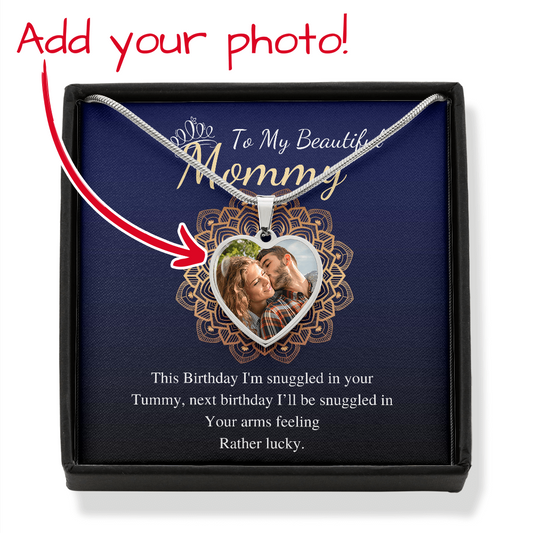 Mom To Be Gift From Bump, New Mom Necklace, Birthday Gift from Baby Bump, Mom To Be Gift, Mother's Day Gift for Expecting Mom, New Mom